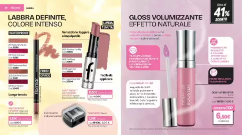Catalogo Stanhome Pagina 34: Lightweight Lip Powder Lipstick Rossetto Opaco Effetto Setoso €10,50, Temperino €2,50