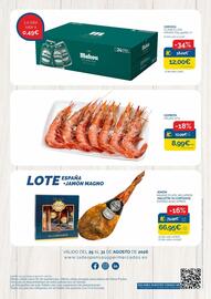 Folleto Supermercados La Despensa semana 35 Página 12: Gambón crudo N°3 €8,99, Mahou clásica €12,00