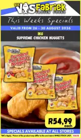 Die Visfabriek catalogue Page 12: Supreme Chicken Crumbed Nuggets €54,99