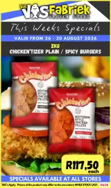 Die Visfabriek catalogue Page 17: Chicken'tizers Southern Style Chicken Fillets €117,50