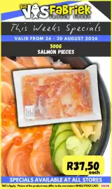 Die Visfabriek catalogue Page 3: Salmon Sashimi €37,50