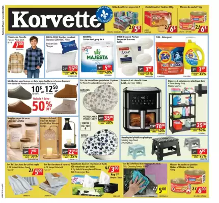 Korvette flyer (valid until 2-09)