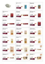 Volantino Prezzemolo e Vitale Pagina 19: Barilla Bronzo Spaghetti €0,79, Rummo paccherotti lisci €1,29