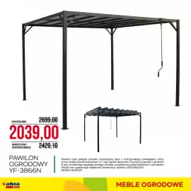 Abra gazetka Strona 10: PAWILON OGRODOWY YF-3866N €2.039,00