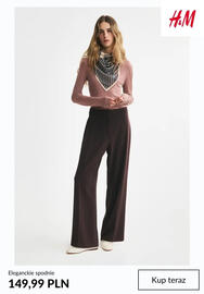 H&M gazetka tydzień 35 Strona 10: Eleganckie spodnie H & M €149,99