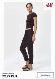 H&M gazetka tydzień 35 Strona 3: Spodnie cygaretki H & M €79,99