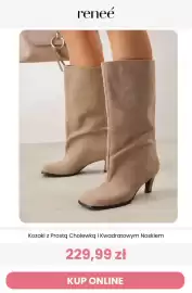 Renee magazyn Strona 5: Kozaki z prostą cholewką i kwadratowym noskiem reneé €229,99