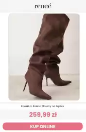 Renee magazyn Strona 7: Kozaki za kolano slouchy na szpilce Reneé €259,99