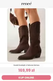 Renee magazyn Strona 9: Kozaki kowbojki o fakturze zamszu Reneé €169,99