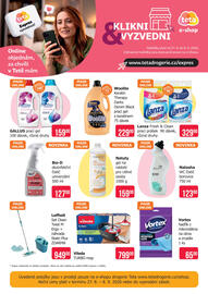Teta leták Strana 2: Lanza Fresh & Clean prací prášek 90 dávek €329,90, Bio-D dezinfekční čistič univerzální €127,00