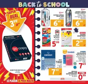 Catalogue Trafic semaine 35 page 4: Maped COFFRET COMPAS TECHNIC COMPACT €6,99, Pritt batons de colle €5,99