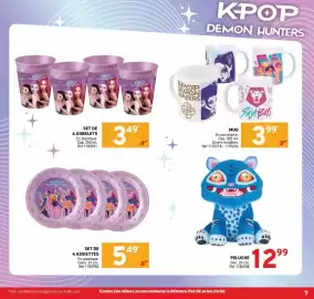 Catalogue Trafic semaine 35 page 7: Mug €3,99, KPOP DEMON HUNTERS ASSIETTES €5,49