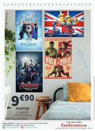 Catalogue Conforama page 18: Disney - poster €9,90