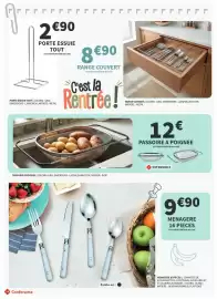 Catalogue Conforama page 14: Porte essuie tout €2,90, Passoire a poignee €12,00