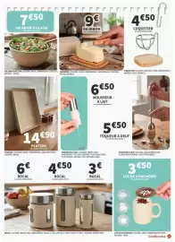 Catalogue Conforama page 17: Coquetier: naturel/ gris, dimensions- matiere- inox/bambou €4,50