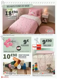 Catalogue Conforama page 2: Licorne - parure €18,90, Guirlande €9,00
