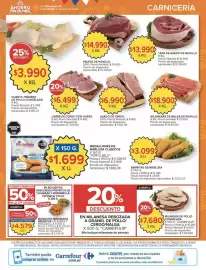 Folleto Carrefour Market semana 35 Página 3: Cuarto trasero de pollo congelado €3.990,00, Barritas de merluza €3.099,00