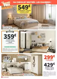 Catalogue Conforama page 25: Chêne - armoire 3 portes + 2 tiroirs - miroir €299,00, Chêne - armoire xxl jarreur 205cm €549,00