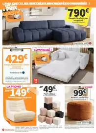 Catalogue Conforama page 31: POUF XXL €99,00, Pouf cubique €49,00