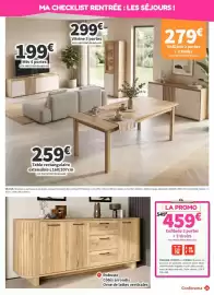 Catalogue Conforama page 38: Conforama Enfilade 3 portes + 3 tiroirs €459,00, Mtv 4 portes €199,00