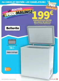 Catalogue Conforama page 39: Bellavile Congélateur coffre €199,00