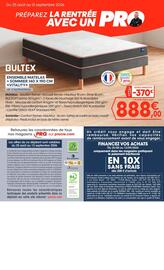 Catalogue Pro&Cie page 12: BULTEX ENSEMBLE MATelas + SOMMIER 140 X 190 CM «VITALITY» €888,00