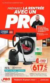 Catalogue Pro&Cie page 1: AEG Electrolux Pack Lave-linge + Aspirateur €617,36