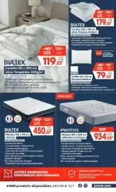 Catalogue Pro&Cie page 11: Epeda Oreiller 60 x 40 cm Nymphae Medium €79,36, BULTEX Matelas 140 x 190 cm «Brevà» €450,00