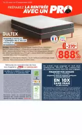 Catalogue Pro&Cie page 12: BULTEX ENSEMBLE MATelas + SOMMIER 140 X 190 CM «VITALITY» €888,00