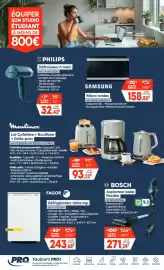 Catalogue Pro&Cie page 2: SAMSUNG Micro-ondes €158,80, PHILIPS Défroisseur à main €32,42