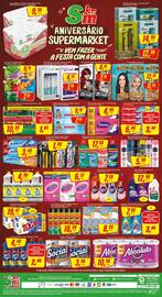 Encarte Rede Supermarket Página 4: Papel Higiênico Carinho Super Macio €9,98, Kit Novex Shampoo + Condicionador €12,98