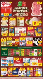 Encarte Rede Supermarket Página 1: Pernil Suíno Congelado com Osso e com Pele a Granel €8,97
