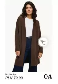 C&A gazetka tydzień 35 Strona 4: Długi kardigan C & A €79,99