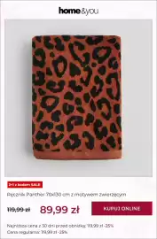 Home&You gazetka Strona 3: Ręcznik Panther home & you 70x130 cm z motywem zwierzęcym €89,99