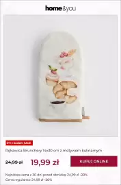 Home&You gazetka Strona 7: Rękawica kuchenna Brunchery 14x30 cm z motywem kulinarnym home & you €19,99