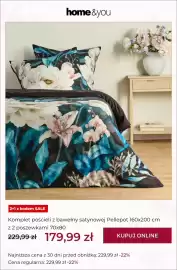 Home&You gazetka Strona 8: Komplet pościeli z bawełny satynowej Pellepot 160x200 cm z 2 poszewkami 70x80 €179,99