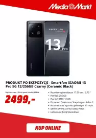 Media Markt gazetka Strona 6: Smartfon Xiaomi 13 Pro 5 g 12/256GB czarny €2.499,00