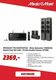 Media Markt gazetka Strona 7: Kino domowe Yamaha MusicCast RX-V4A + Prism Audio Falcon HT500 €2.369,00