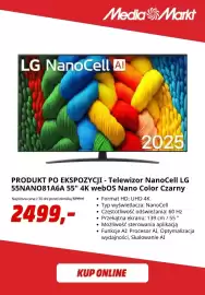 Media Markt gazetka Strona 8: Telewizor NanoCell Lg 55NANO81A6A 55 4K €2.499,00