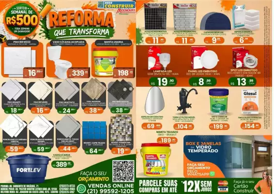 Rede Construir (válido até 18-09)