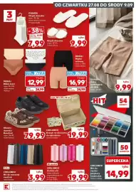 Kaufland gazetka Strona 11: Klapki damskie €9,99, OYANDA Stopki damskie €7,99