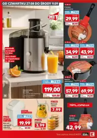 Kaufland gazetka Strona 6: Kosz do segregacji odpadów €19,99, Sokowirówka AE 3666 €119,00