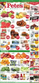 Pete's Fresh Market weekly ad week 35 Page 1: Perdue No Antibiotics Ever Chicken Drumsticks €0,99