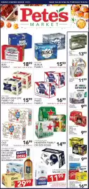 Pete's Fresh Market weekly ad week 35 Page 5: Miller Lite €11,99, Miller High Life Family or Icehouse €15,99