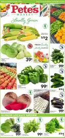 Pete's Fresh Market weekly ad week 35 Page 6: Michigan Grown Jumbo Green Peppers €0,99, Wisconsin Grown Green Cabbage €0,39