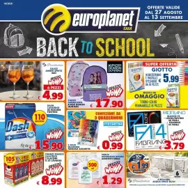 Volantino Europlanet Casa Pagina 1: Venus Detergente Intimo €1,29, Zaino americano K-Pop Demon Hunters €17,90