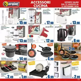 Volantino Europlanet Casa Pagina 11: Joytech Tritatutto €13,90, Joytech sbattitore con fruste €12,90