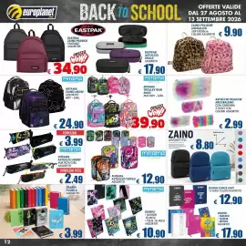 Volantino Europlanet Casa Pagina 12: Mitama zaino #BDBF €24,90, Mitama trolley run maxi mix boy - girl €39,90