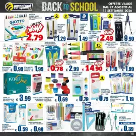 Volantino Europlanet Casa Pagina 15: Staedtler matita Noris varie tipologie €1,29, Temperamatite con gomma €2,49