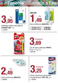 Folleto BonpreuEsclat Página 10: Tipp-ex cinta correctora mini pastel pocket mouse €3,25, Pritt joc de barra adhesiva €3,69